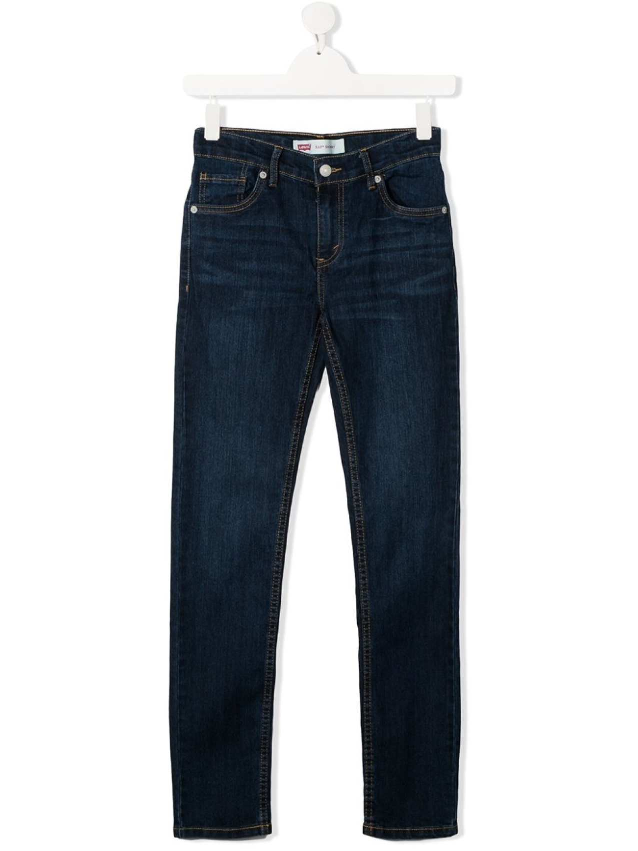 

Levi's Kids джинсы с эффектом потертости, синий