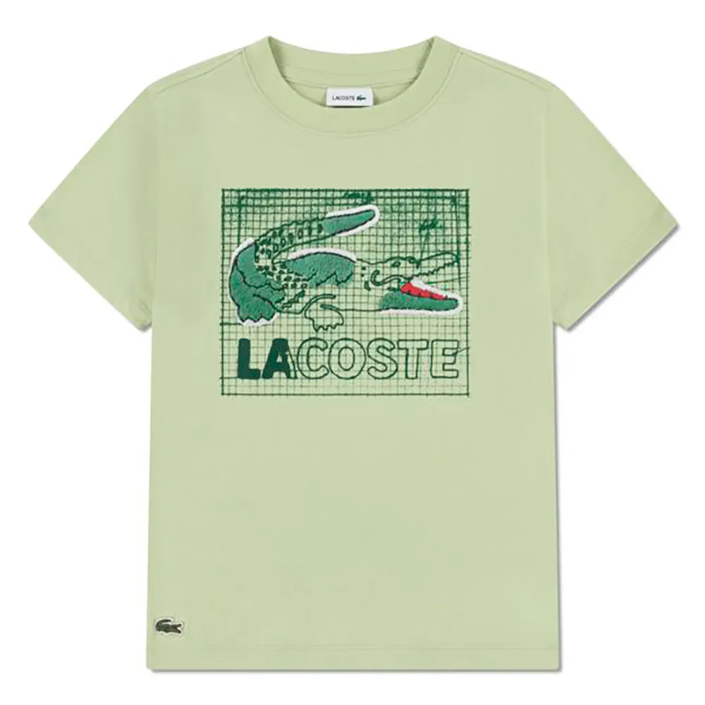 Детская футболка Lacoste с коротким рукавом 847583 Lacoste kids, зеленый