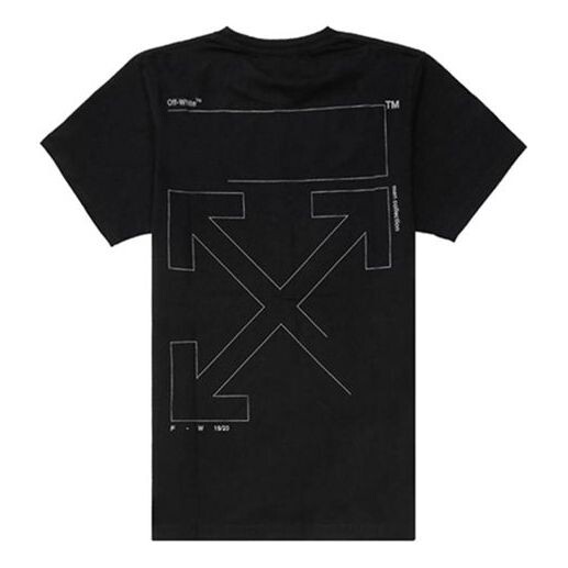 

Футболка unfinished loose round neck short sleeve black Off-White, черный