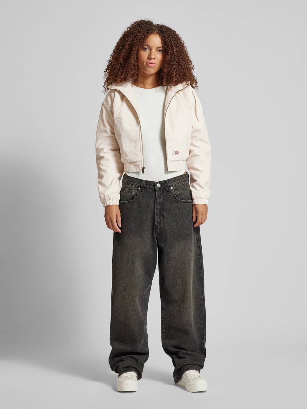 

Вельветовая куртка с капюшоном Dickies, кремовый