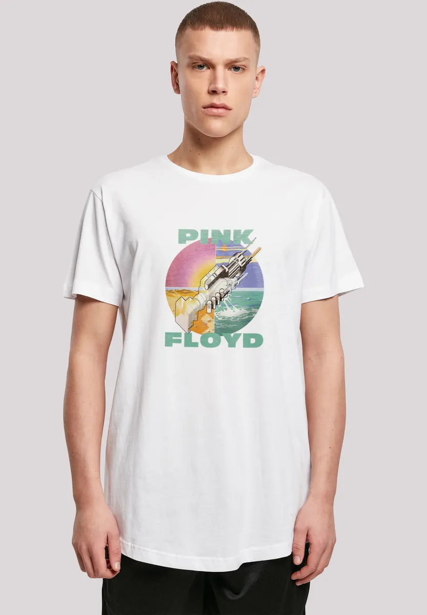 

Футболка F4NT4STIC "Pink Floyd Wish You Were Here Rock Band", принт, белый