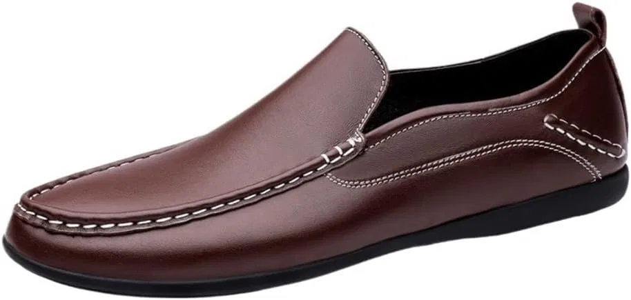 Лоферы Leather Dress Loafers, коричневый UOPYNE