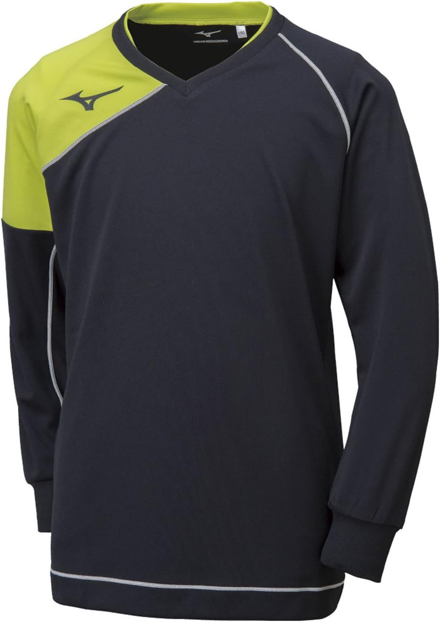 

Волейбольная футболка Mizuno V2MA8021, черный/салатовый