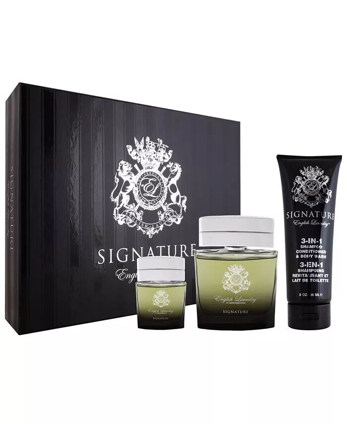 

Мужские 3 шт. Подарочный набор Signature For Him Eau de Parfum English Laundry