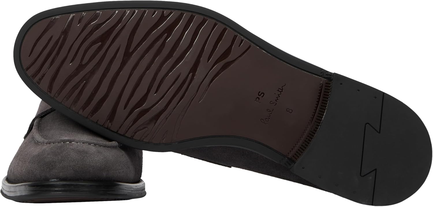 Мужские лоферы Paul Smith Ps Pierce с монетным карманом, серый — фото 2