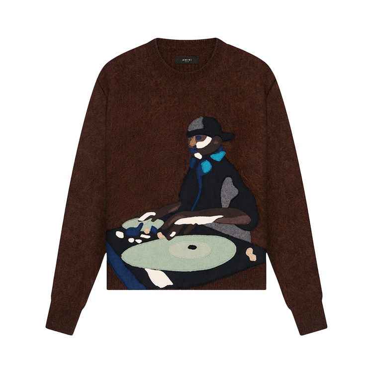 

Свитер Amiri Turn Table Crew, Brown
