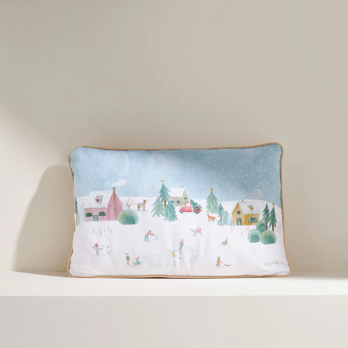 

Winter Villager прямоугольная декоративная подушка El Corte Inglés, синий