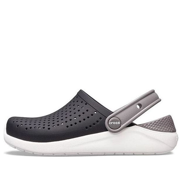 

Кроссовки literide clogs 'black grey white' Crocs, черный