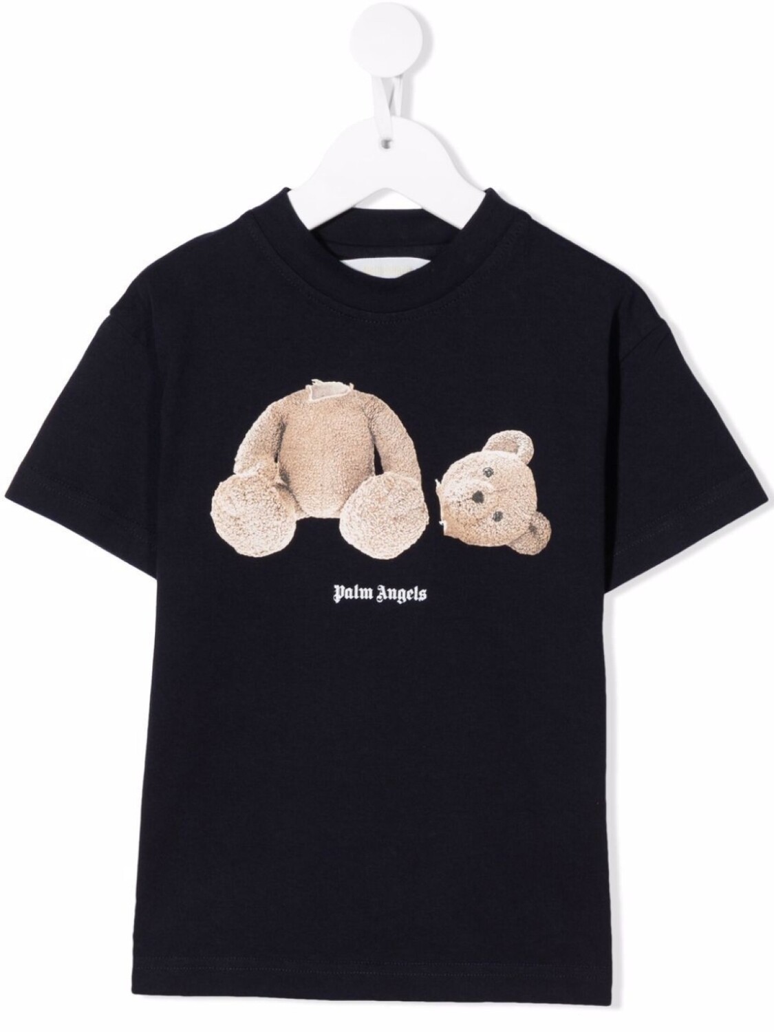 

Palm Angels Kids футболка Teddy Bear с логотипом, синий