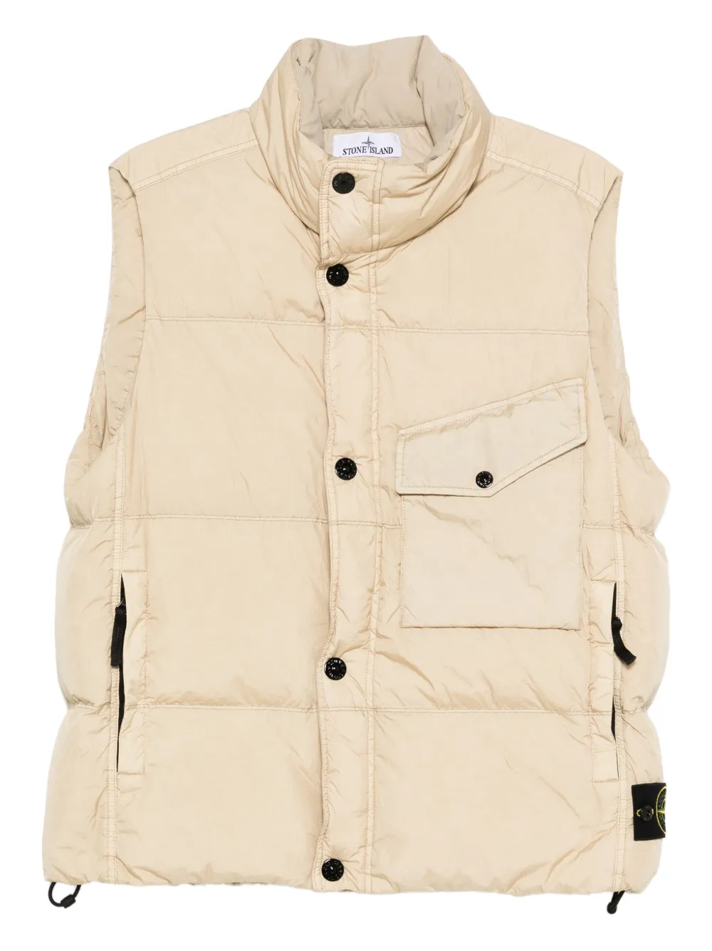 

Жилет с нашивкой Compass Stone Island, нейтральный