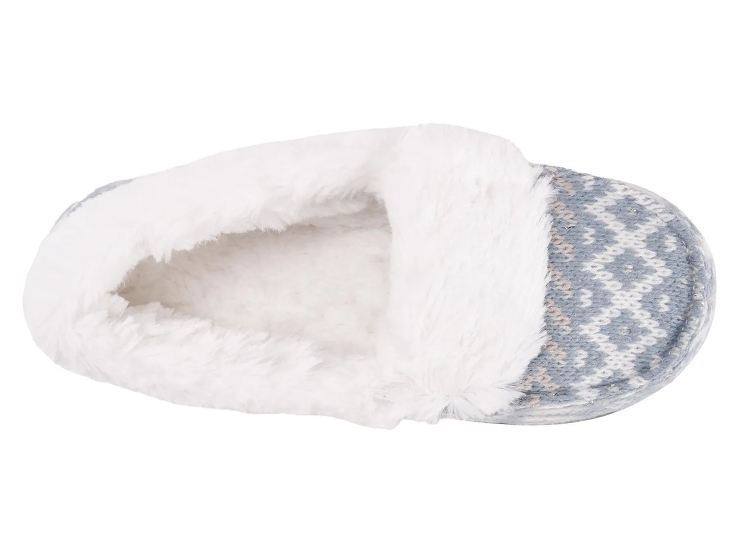 Тапочки MUK LUKS Anais Slipper - Women's, серебряный — фото 4