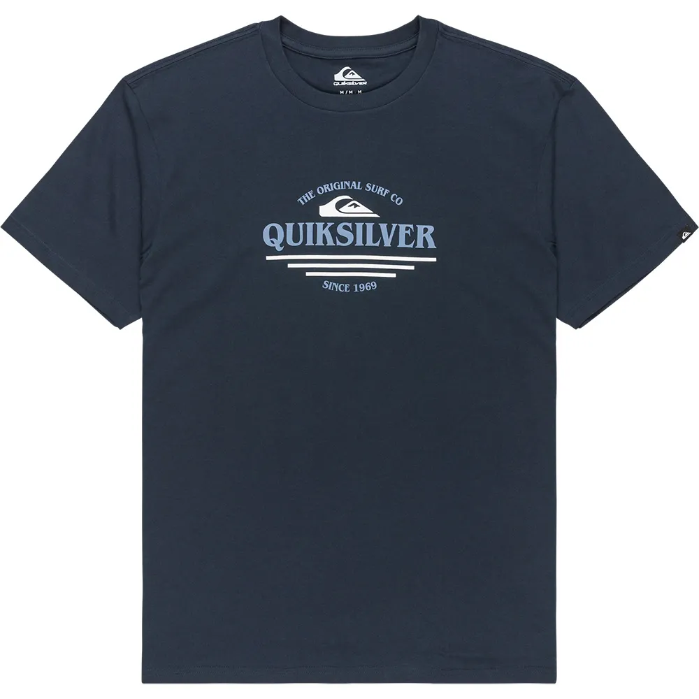 

Футболка с коротким рукавом Quiksilver Type Line, синий