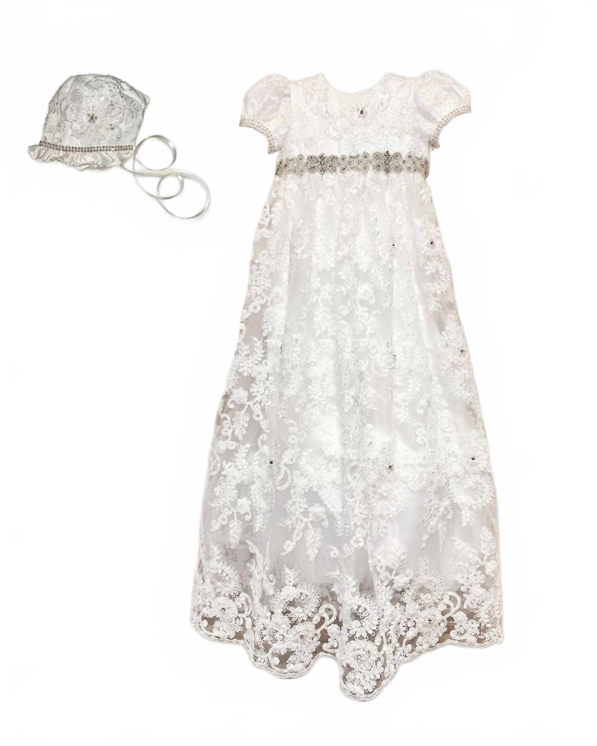 

Эксклюзивное платье Martina II для девочек белого цвета Christie Helene, белый