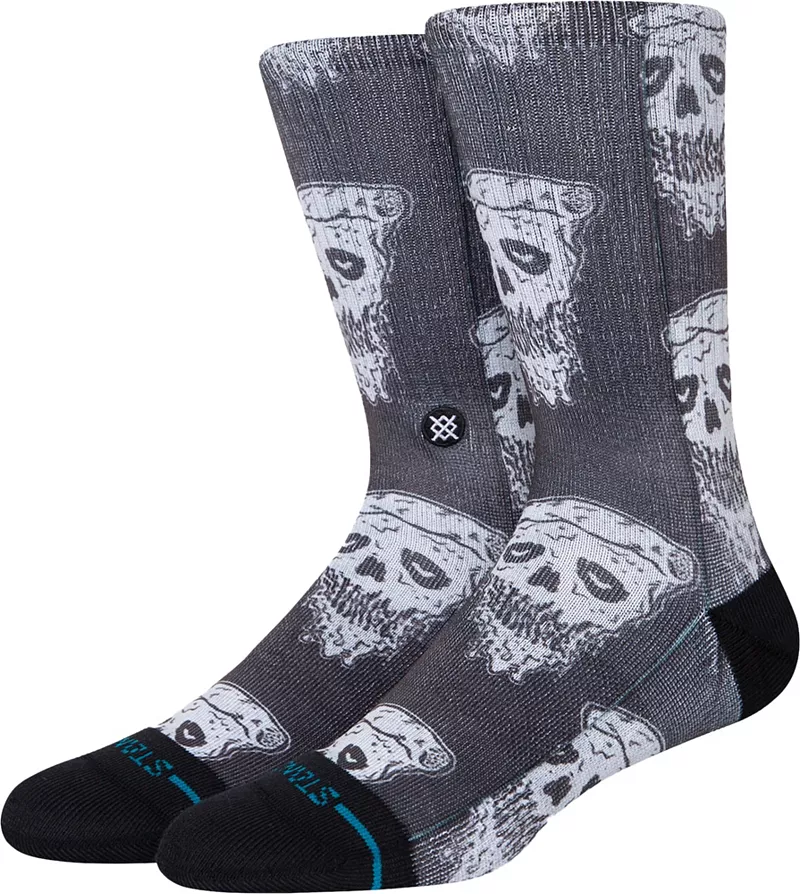 

Носки Stance Pizza Face Crew, белый/черный