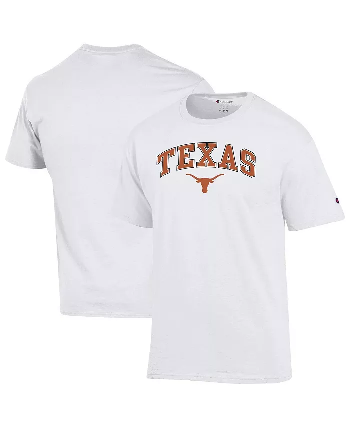 

Мужская белая футболка Texas Longhorns с арочным логотипом Champion
