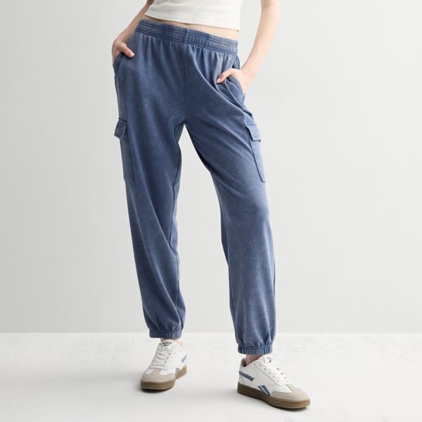 

Детские спортивные брюки с карманами Cargo Pink Republic, цвет washed navy
