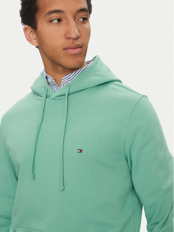 Толстовка обычного кроя Essential MW0MW37235 Tommy Hilfiger, зеленый — фото 4