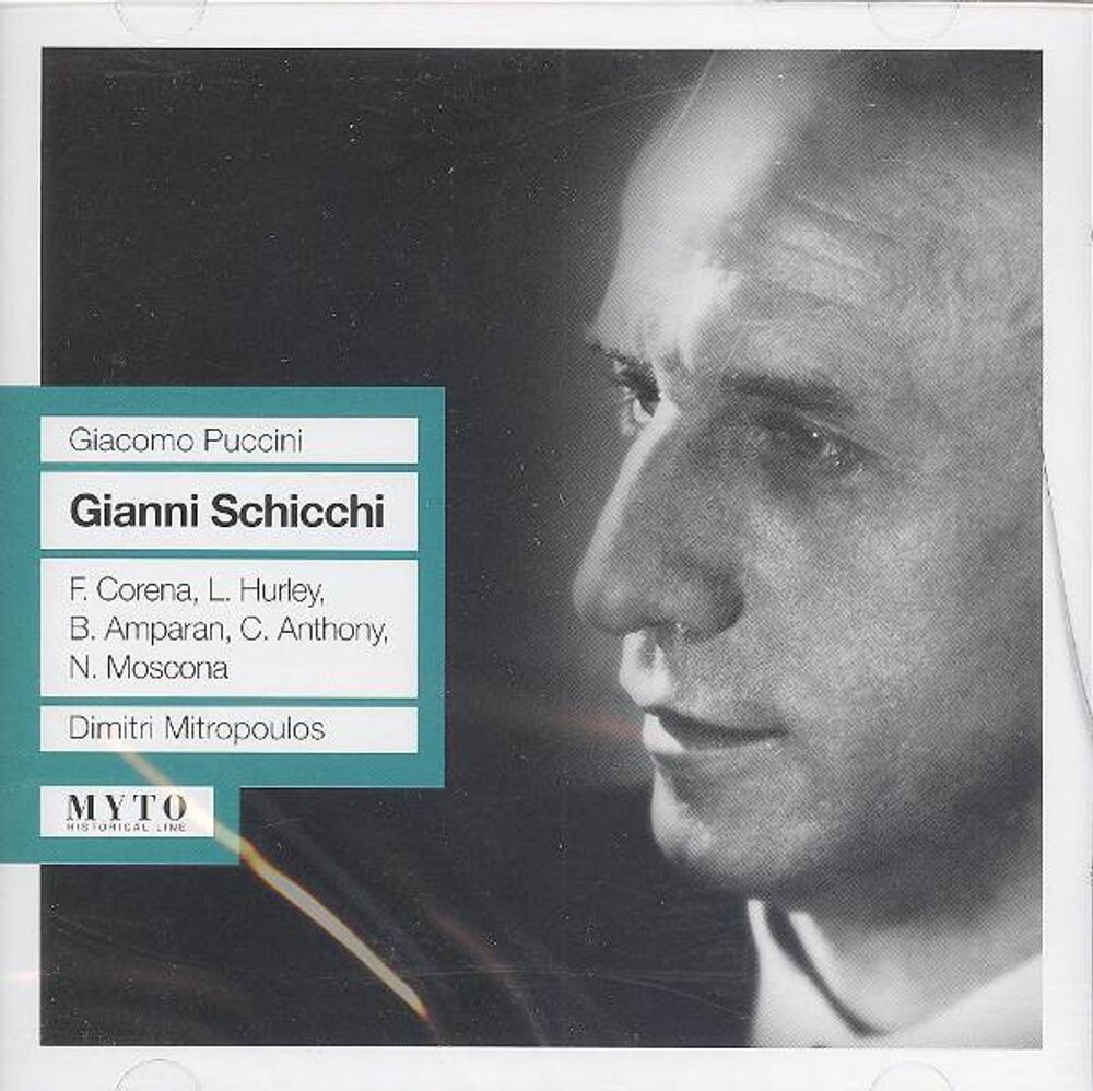 

Диск CD Puccini: Gianni Schicchi [Import] - Giacomo Puccini, Dimitri Mitropoulos, Fernando Corena, Laurel Hurley, Metropolitan Opera