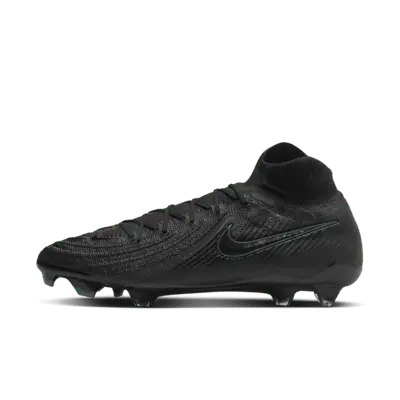 

Бутсы Nike Phantom Luna 2 Elite FG High-Top Soccer Cleats, цвет Black/Deep Jungle/Black