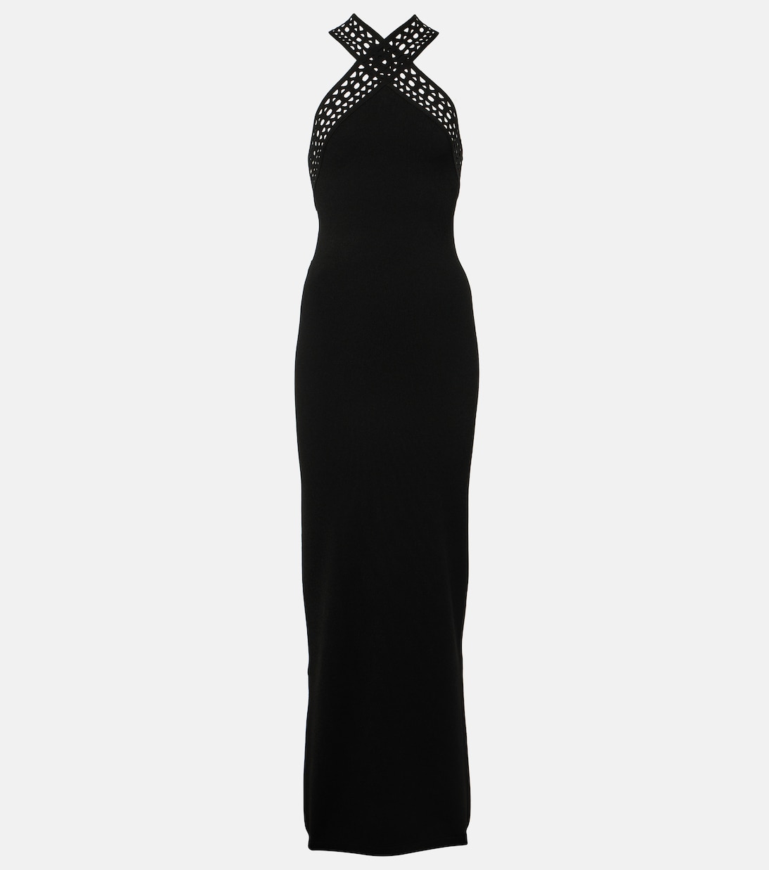 

Венское платье с халтернеем Alaïa, Noir Alaia