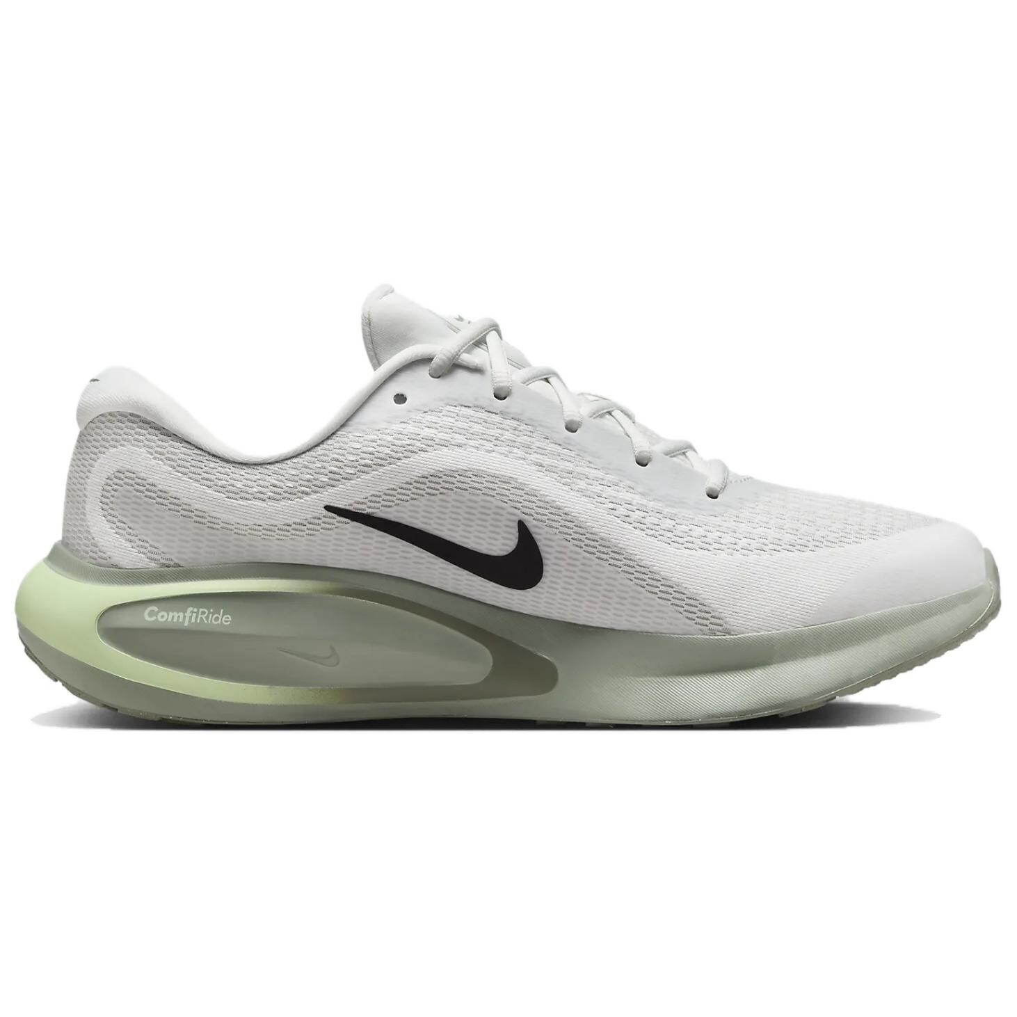 Кроссовки для бега Journey Run мужские с низким верхом белые/зеленые Nike — фото 2