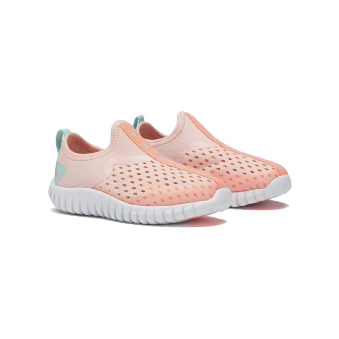 New Balance AQD Anti Kick низкие кроссовки для малышей розовый оранжевый — фото 4