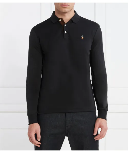 

Футболка поло Slim fit Polo Ralph Lauren, черный