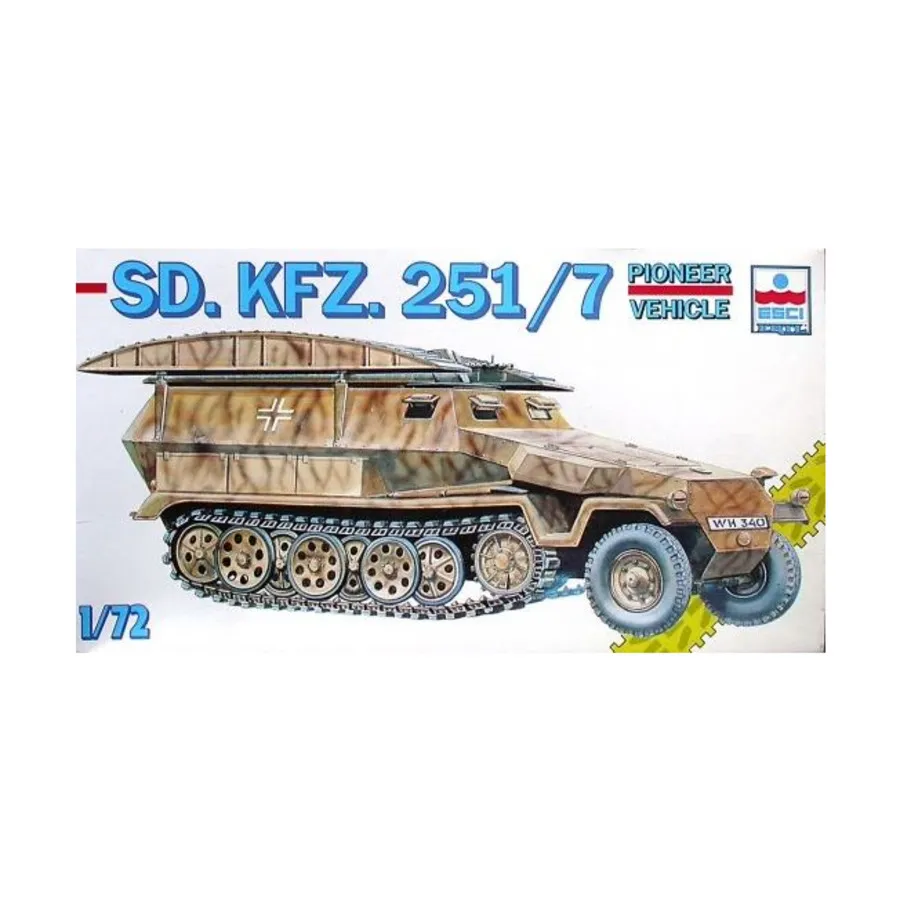 

Сд. Кфз. Автомобиль 251/7 Пионер, Plastic Military Figures (1:72) (ESCI)