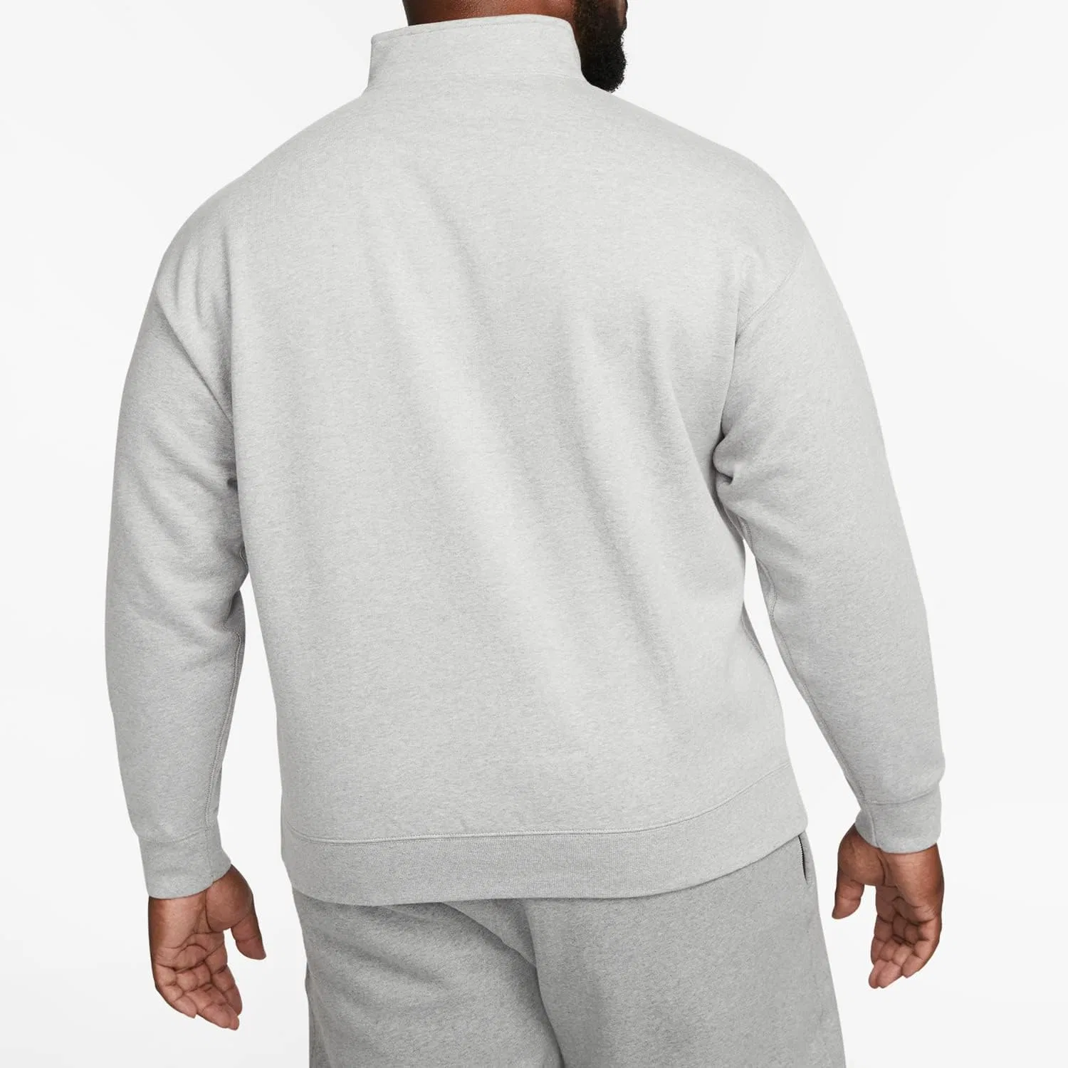 Мужская футболка Nike Solo Swoosh с застежкой-молнией на четверть длины — фото 2