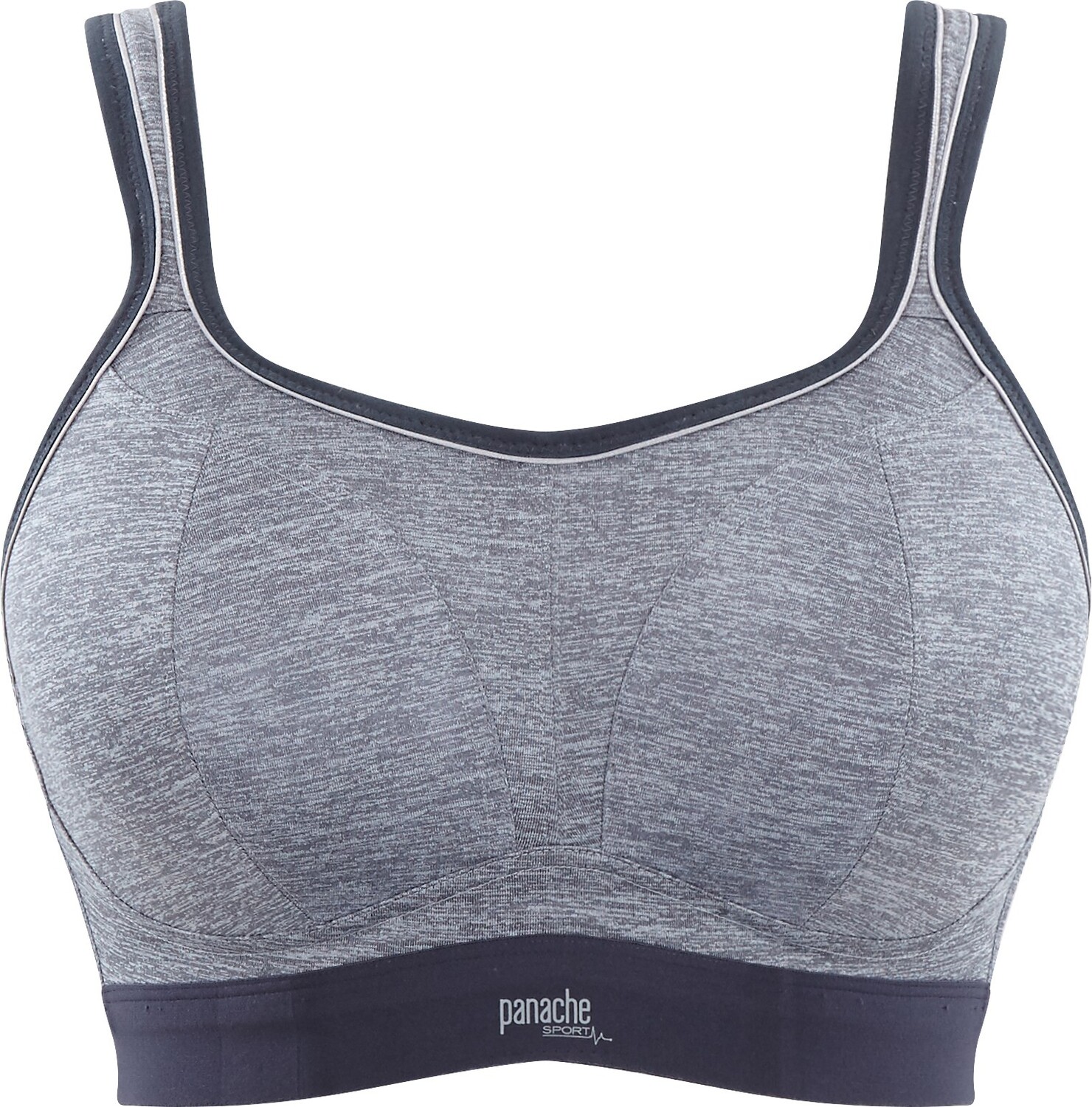 

Спортивный бюстгальтер без косточек Panache Sport, серый