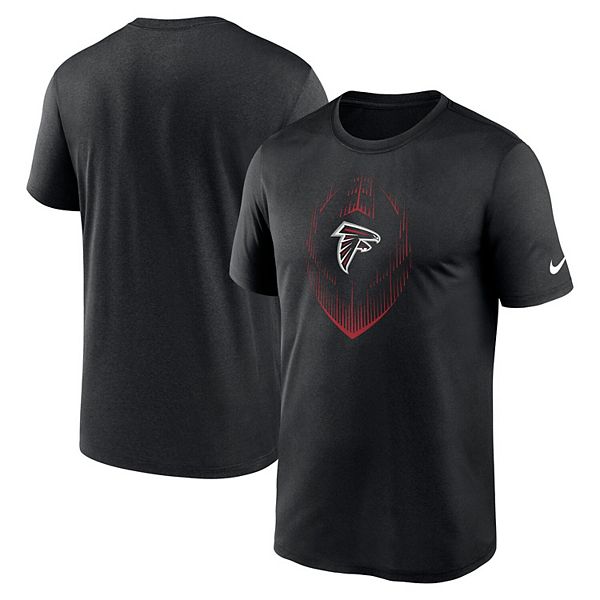 

Мужская черная футболка atlanta falcons primetime legend icon performance Nike