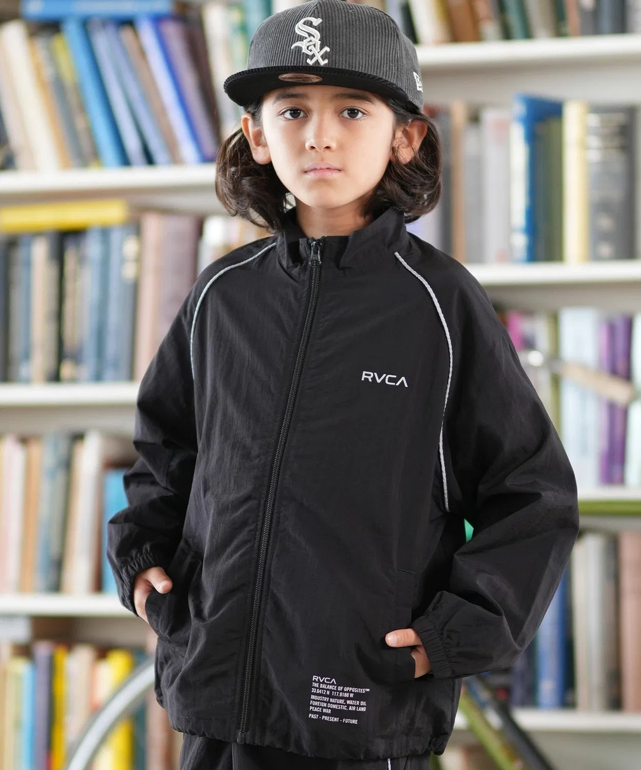 Куртка нейлоновая RVCA MIL NYLON JACKET детская серебристо-серая — фото 2