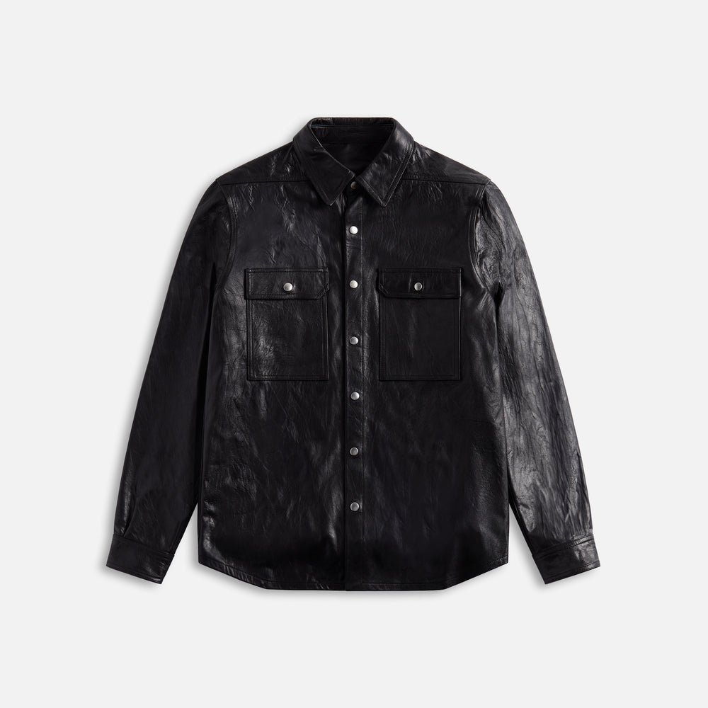 

Рубашка Rick Owens Pelle Outershirt, черный