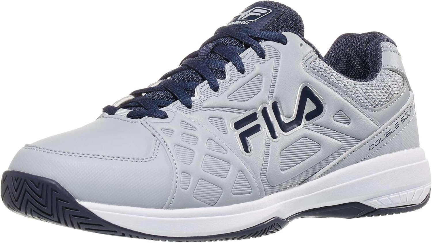 

Мужские кроссовки для пиклбола Fila Double Bounce 3, Highrise/Navy/Metallic Silver