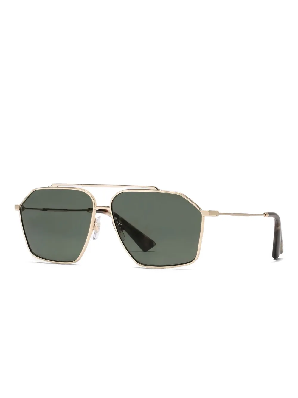 

Солнцезащитные очки с геометрической оправой Dolce & Gabbana Eyewear, золотой