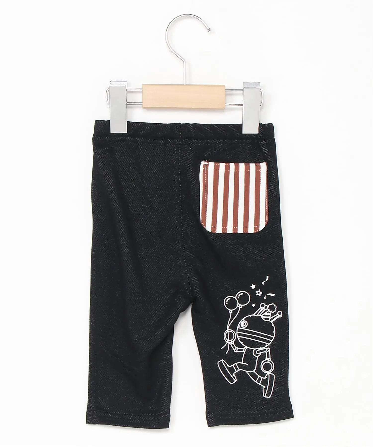 Детская коллекция ANPANMAN / (K) Леггинсы длиной 3/4 с парадным рисунком Anpanman Kids Collection, black — фото 3