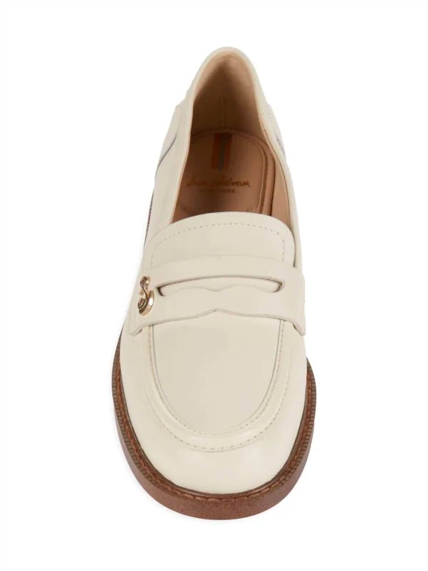 Женские мокасины Colin из кожи цвета слоновой кости Sam Edelman — фото 3