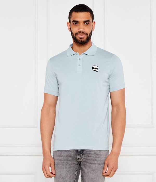 

Рубашка поло Slim fit Karl Lagerfeld, синий