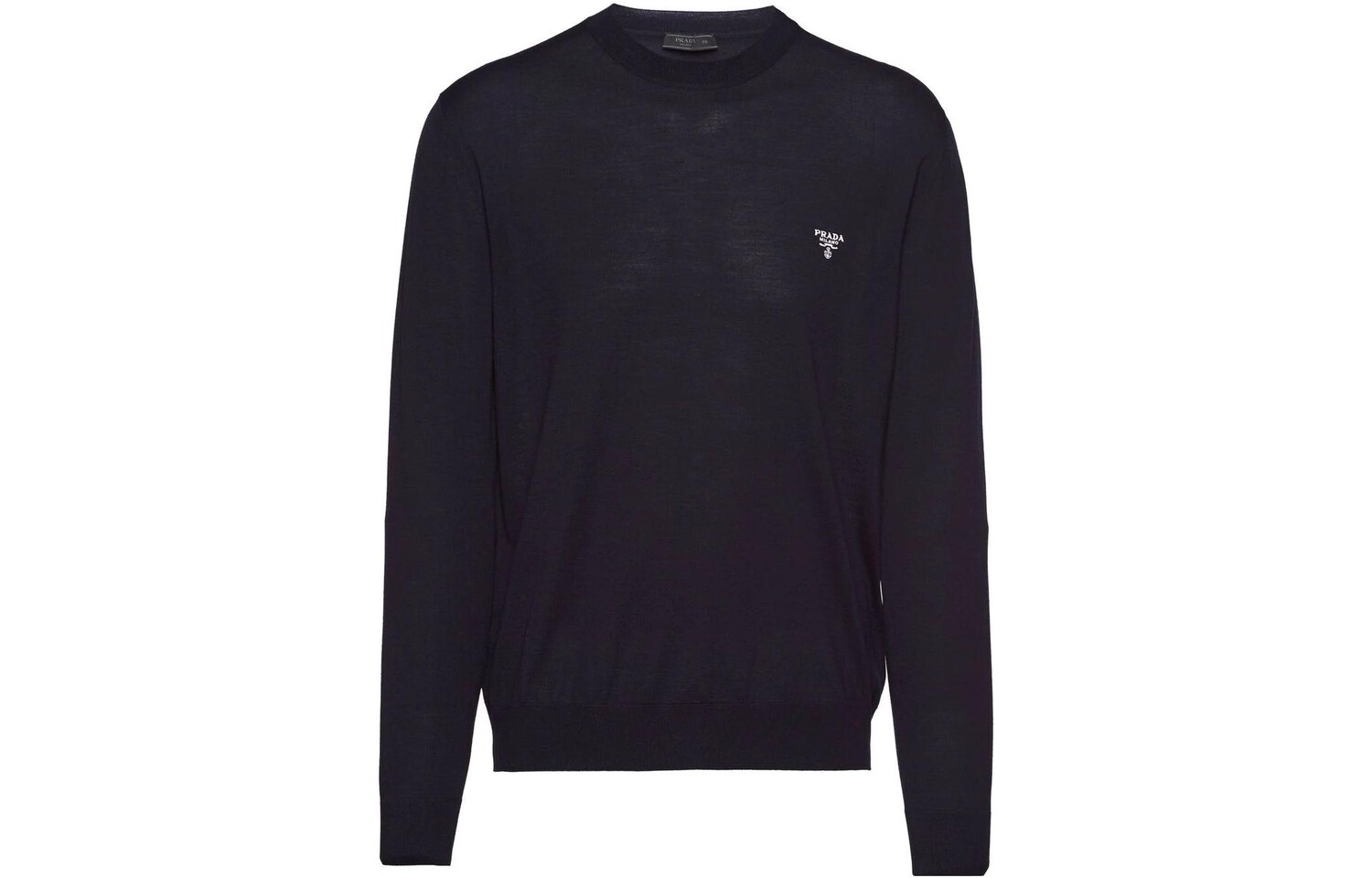 

Свитер мужской Prada Logo-embroidered, синий