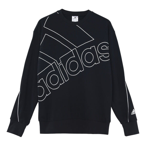 

Толстовка giant logo sweatshirt (gender natural) men's black Adidas, черный
