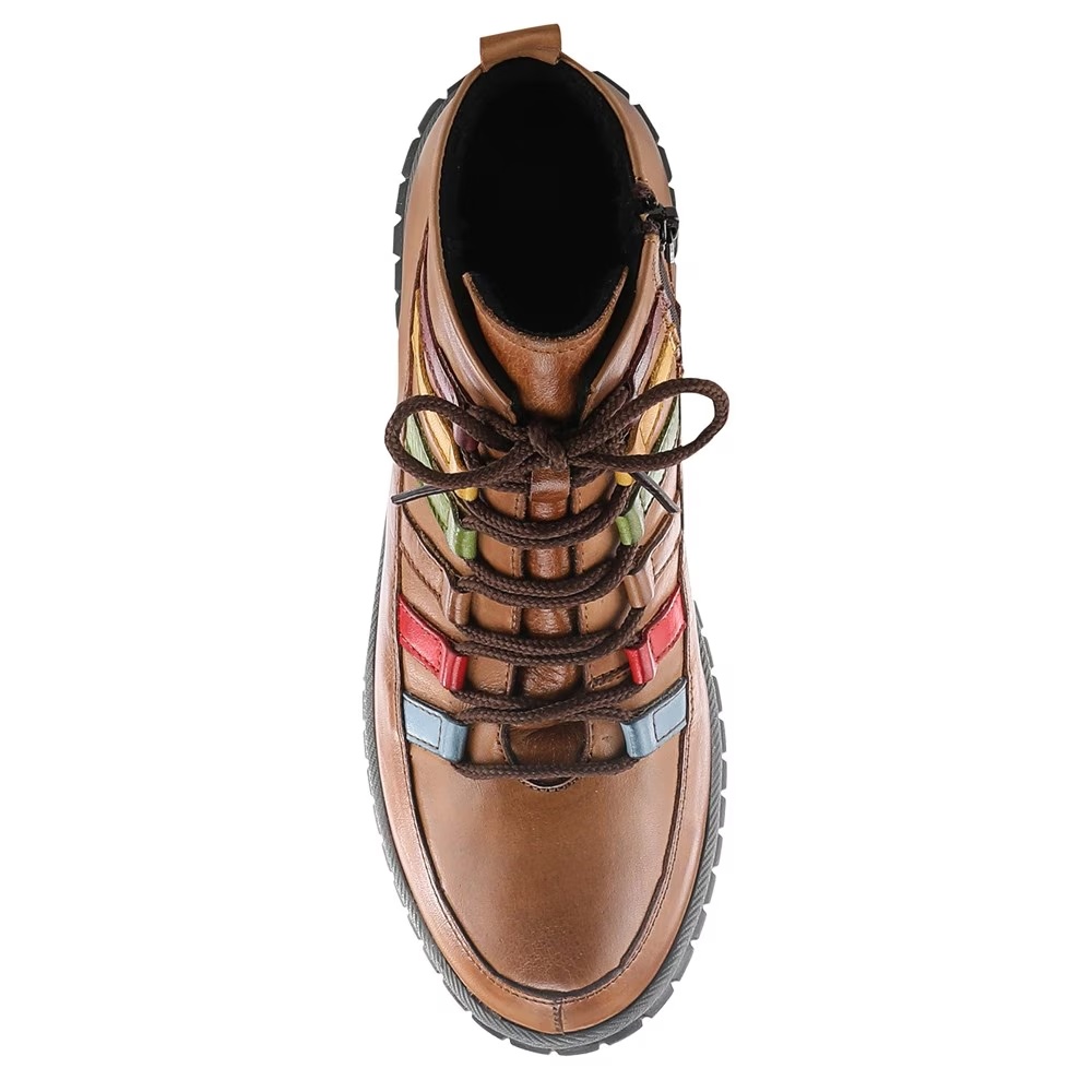 Ботинки на шнуровке Mambo Spring Step, medium brown multi leather — фото 4
