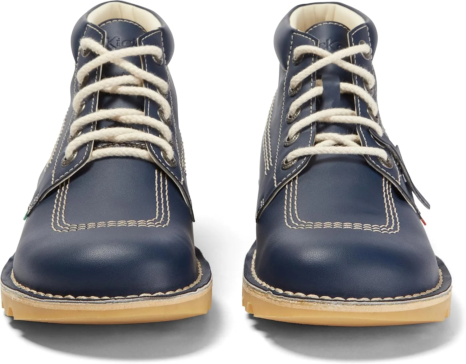 Ботинки Kickers Unisex Kick Hi Vegan Synt Au Blk Ankle Boots, темно-синий — фото 3