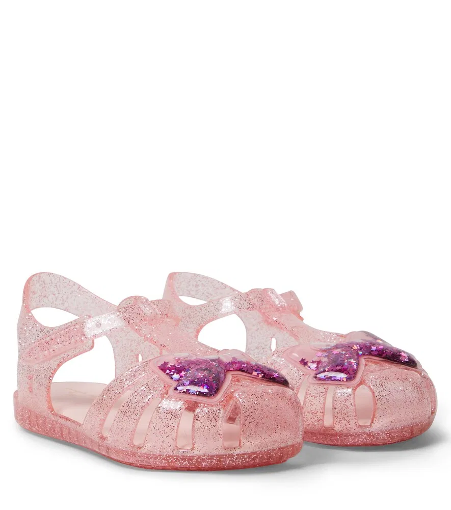 Сандалии Lilo Jelly с блестками Konges Sløjd, розовый