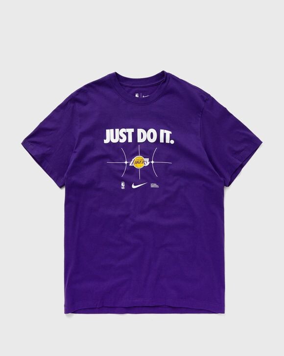 

Футболка Nike Nba Los Angeles Lakers Ss Tee, цвет field purple