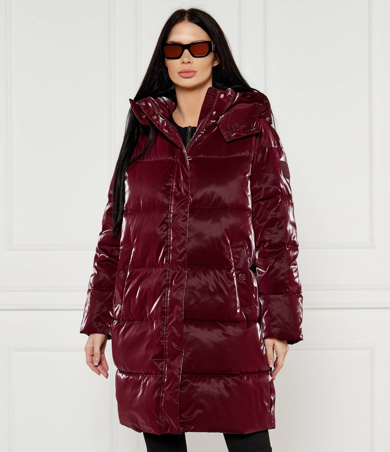 

Куртка Elisabetta Franchi Regular Fit, бордо