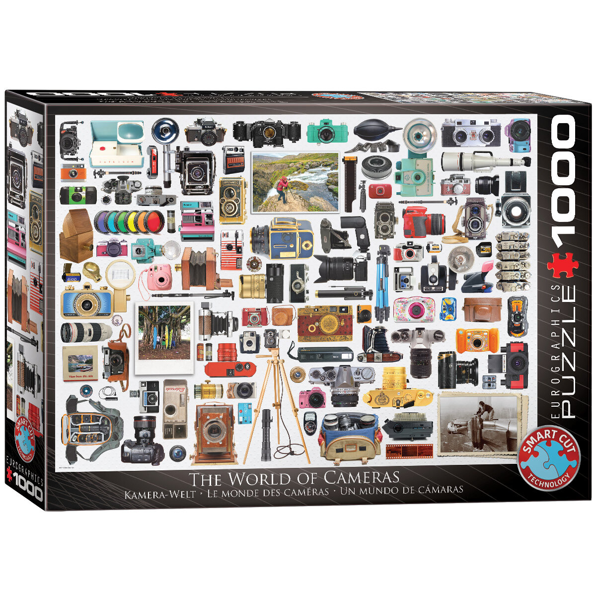 

Еврографика, пазл, World Of Cameras, 1000 шт. EuroGraphics