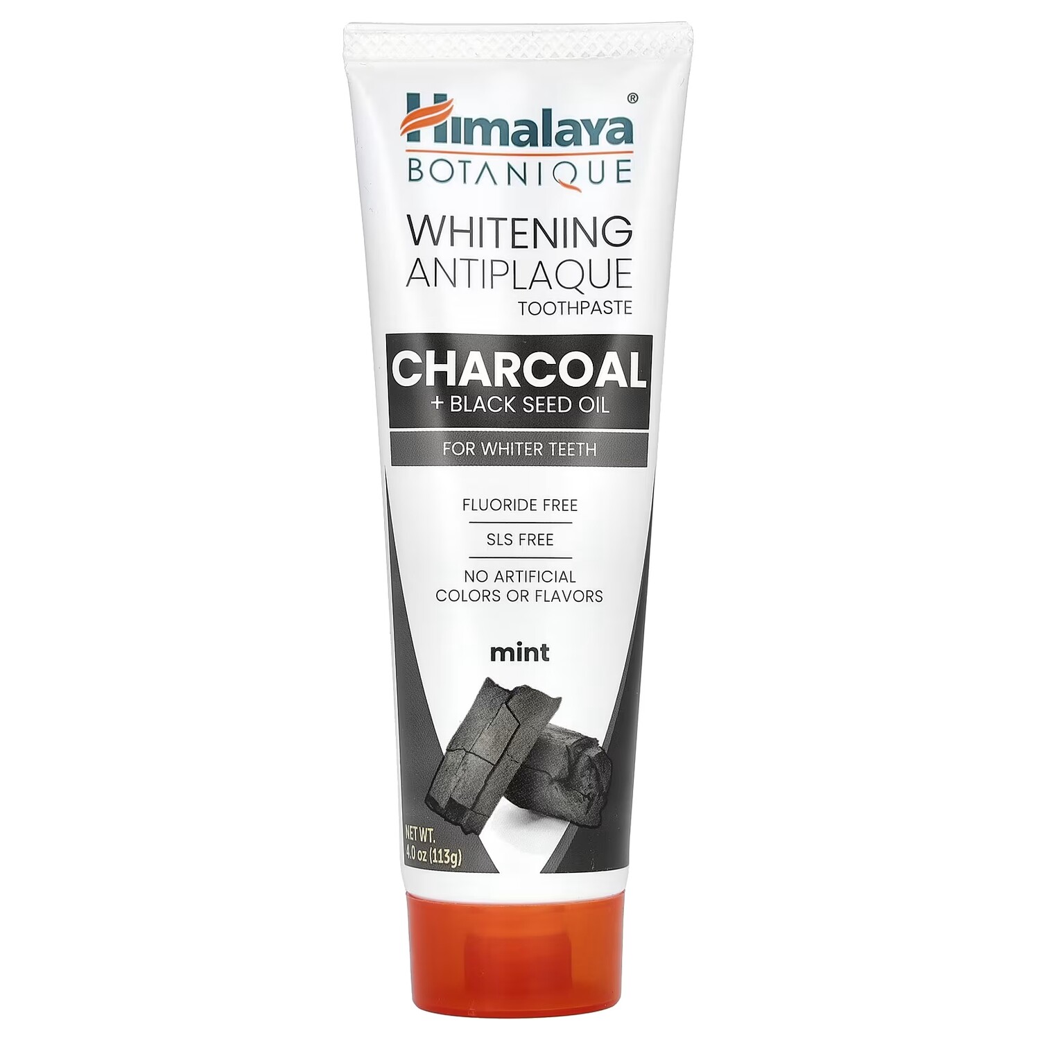 

Зубная паста Himalaya Whitening Antipque с древесным углем и маслом черного тмина, 113 г