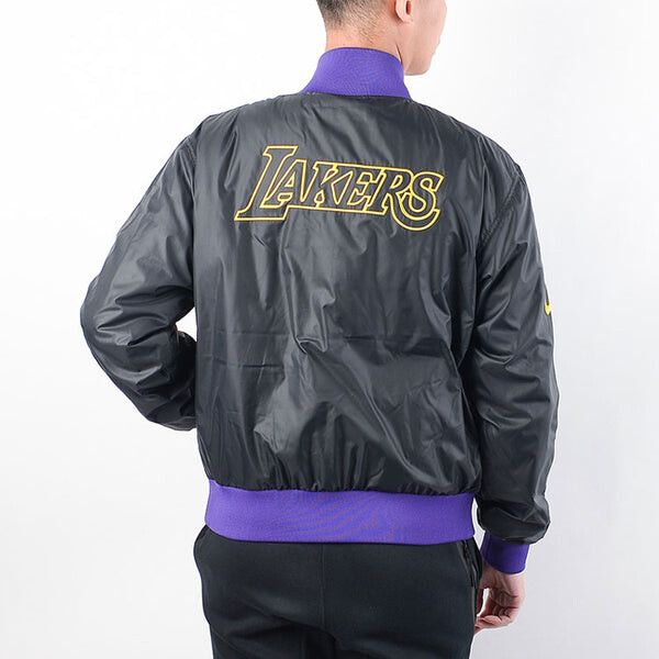 Куртка Nike NBA Los Angeles Lakers Basketball Sports Logo Jacket Purple, фиолетовый — фото 4