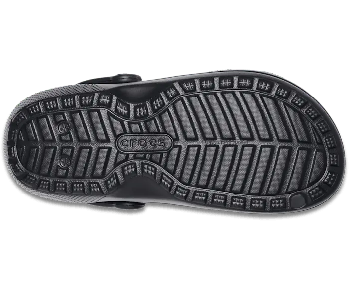 Классические сабо на подкладке Crocs мужские, цвет Black / Black — фото 4