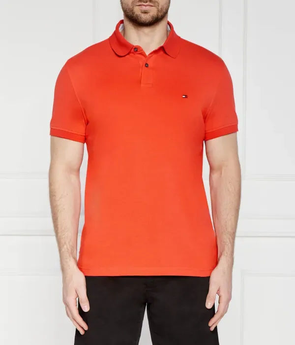 Поло 1985 straight fit Tommy Hilfiger, оранжевый